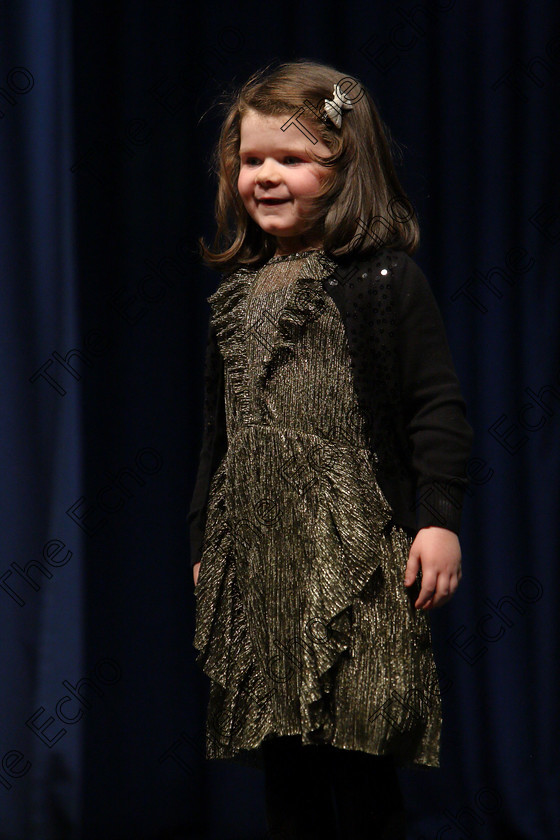 Feis24022018Sat31 
 31
Edel OSullivan performing.
 Speech and Drama Class: 369: Solo Verse Speaking Girls 6 Years and Under Section 3 Feis Maiti 92nd Festival held in Fr. Mathew Hall. EEjob 24/02/2018 Picture: Gerard Bonus.