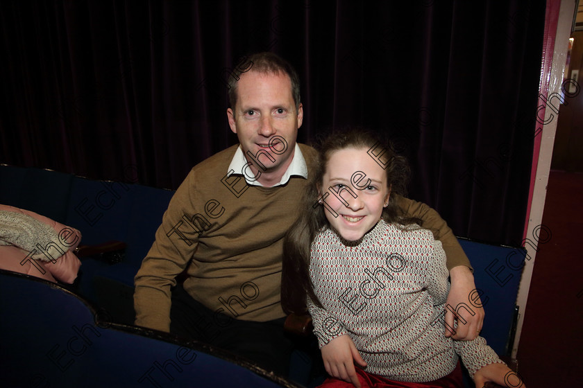 Feis04042019Thu08 
 8
Performer Sined N Rinn from Glanmire with her dad Jerry Reen.

Ceol agus Amhrnaocht Traidisinta

Feis Maiti 93rd Festival held in Fr. Mathew Hall. EEjob 04/04/2019. Picture: Gerard Bonus